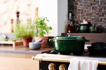 ストウブ オーバルココット 鋼鉄 6.7 L - Basil green - STAUB | ストウブ