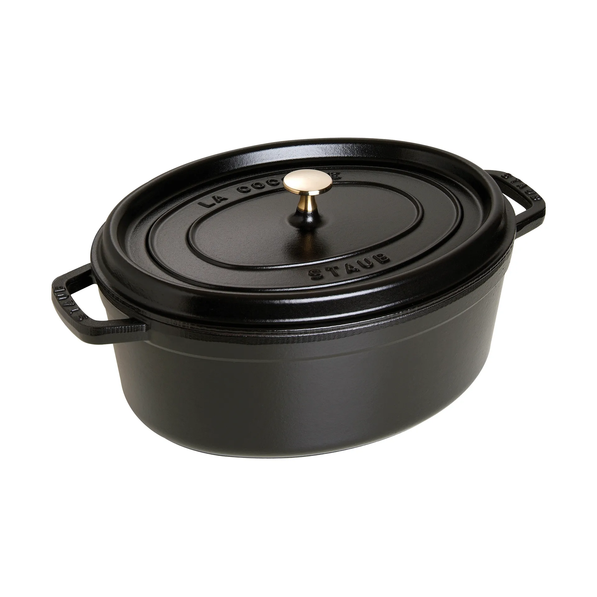 ストウブ オーバルココット 鋼鉄 6.7 L, Black STAUB | ストウブ