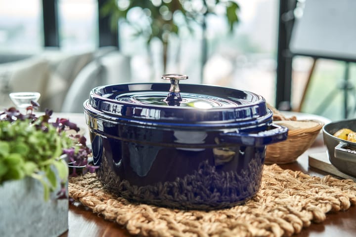 ストウブ オーバル�ココット 鋼鉄 6.7 L, Dark blue STAUB | ストウブ