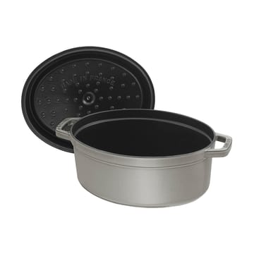 ストウブ オーバルココット 鋼鉄 6.7 L - Graphite gray - STAUB | ストウブ