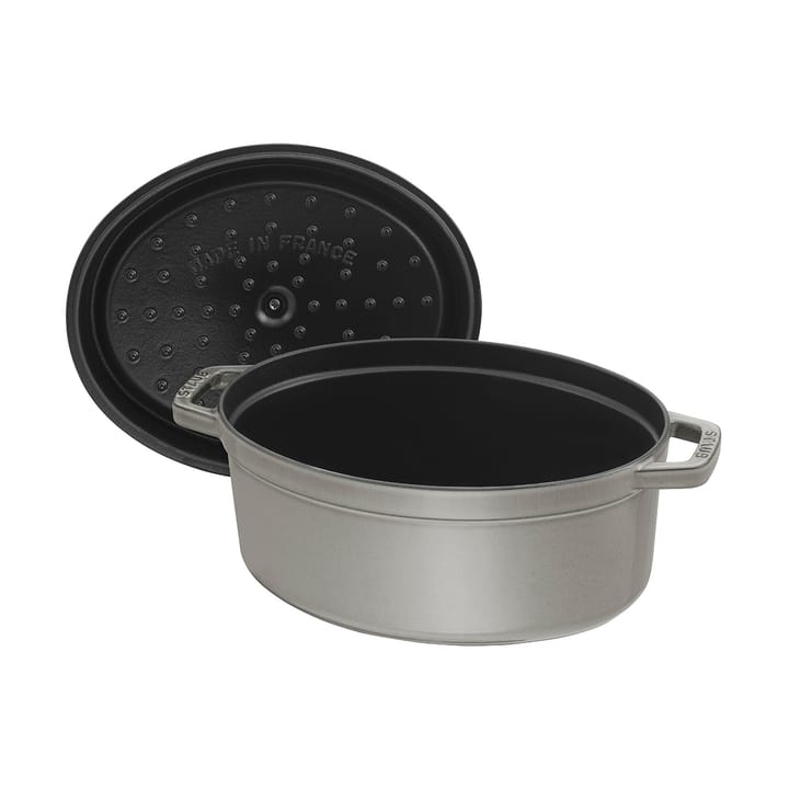 ストウブ オーバルココット 鋼鉄 6.7 L, Graphite gray STAUB | ストウブ