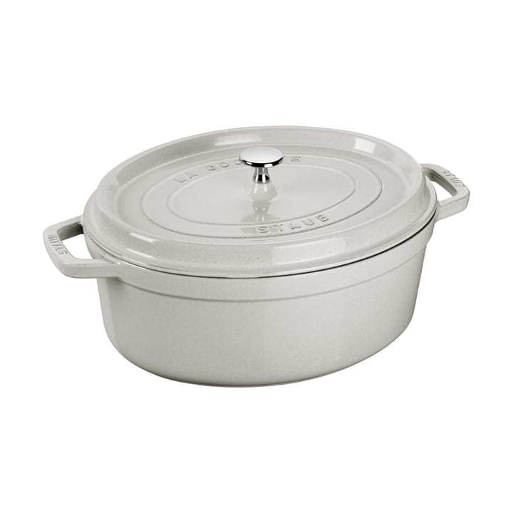 ストウブ オーバルココット 鋼鉄 6.7 L - White truffle - STAUB | ストウブ