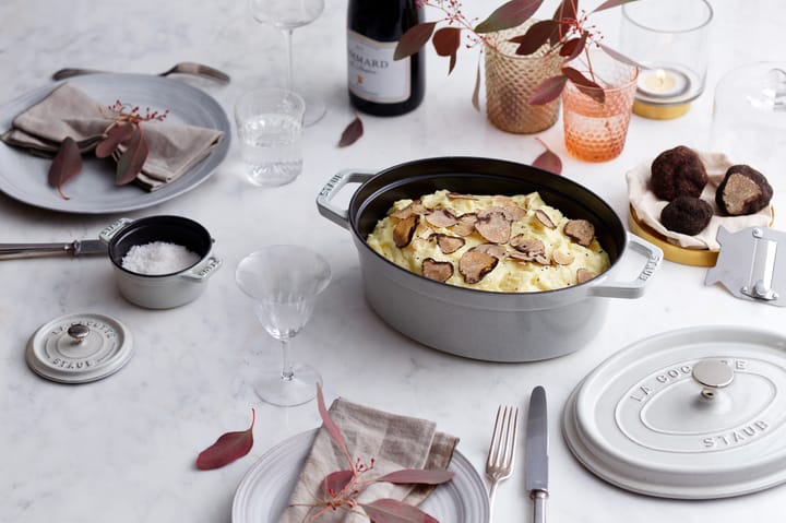 ストウブ オーバルココット 鋼鉄 6.7 L, White truffle STAUB | ストウブ