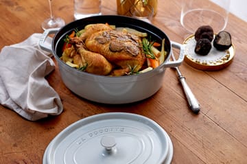 ストウブ オーバルココット 鋼鉄 6.7 L - White truffle - STAUB | ストウブ