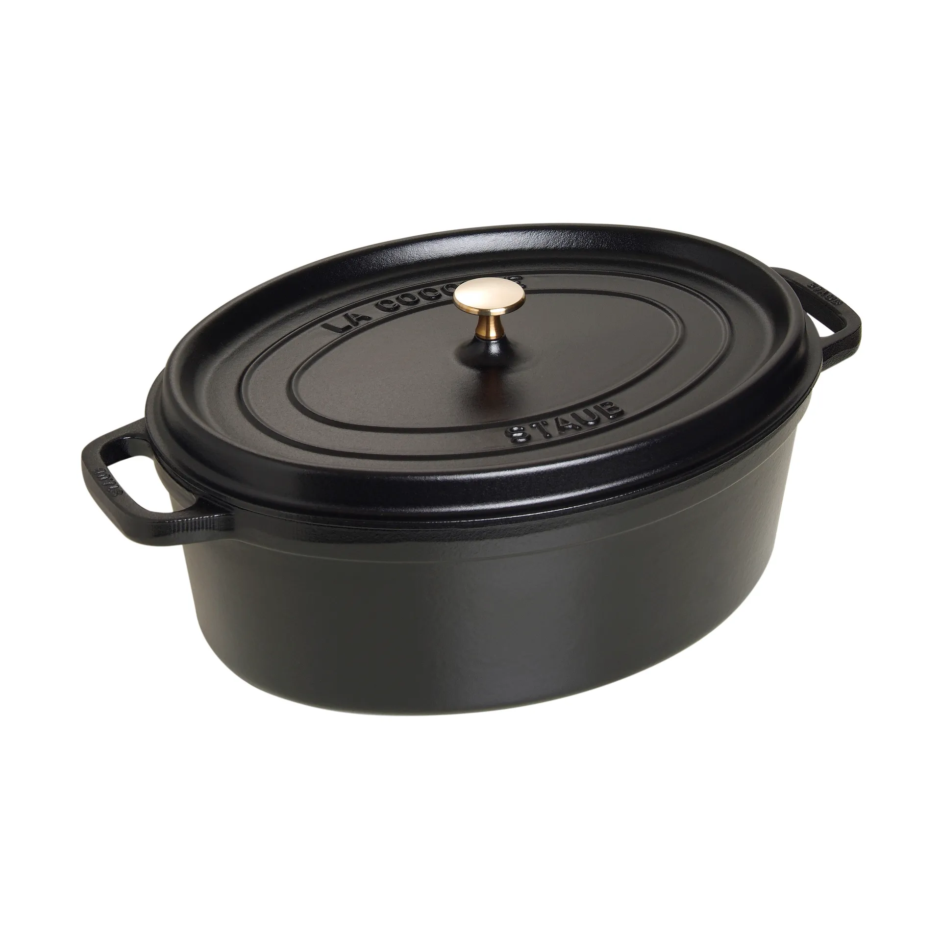 ストウブ  オーバルココット 鋼鉄 8 L, Black STAUB | ストウブ