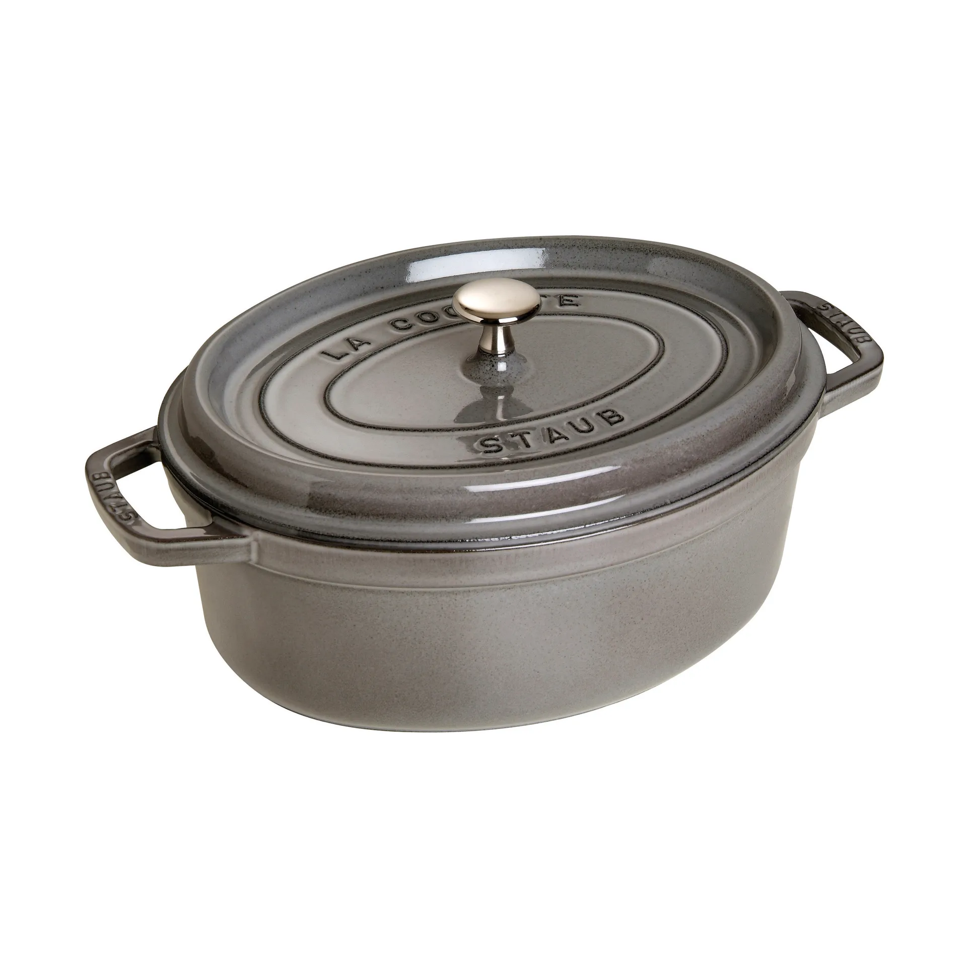 ストウブ  オーバルココット 鋼鉄 8 L, Graphite gray STAUB | ストウブ