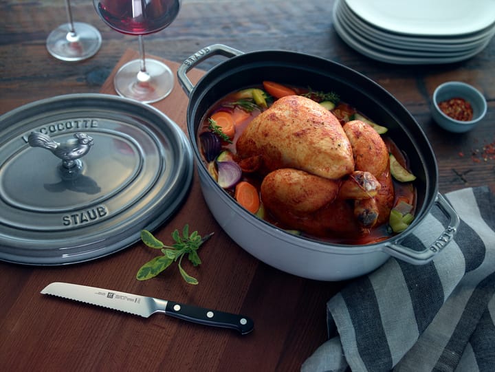 ストウブ  オーバルココット 鋼鉄 8 L, Graphite gray STAUB | ストウブ