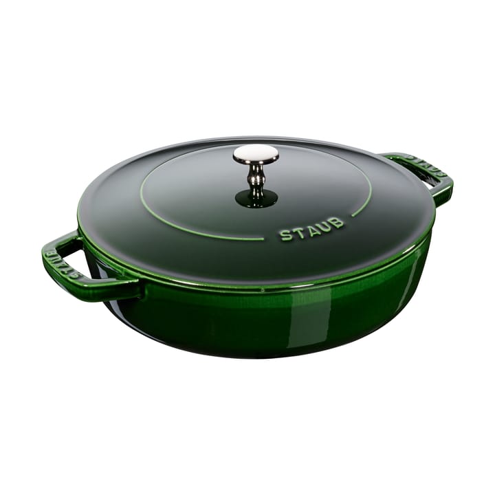 ストウブ Chistera ブレイザー・ソテーパン 鋳鉄 Ø24 cm - Basil green - STAUB | ストウブ