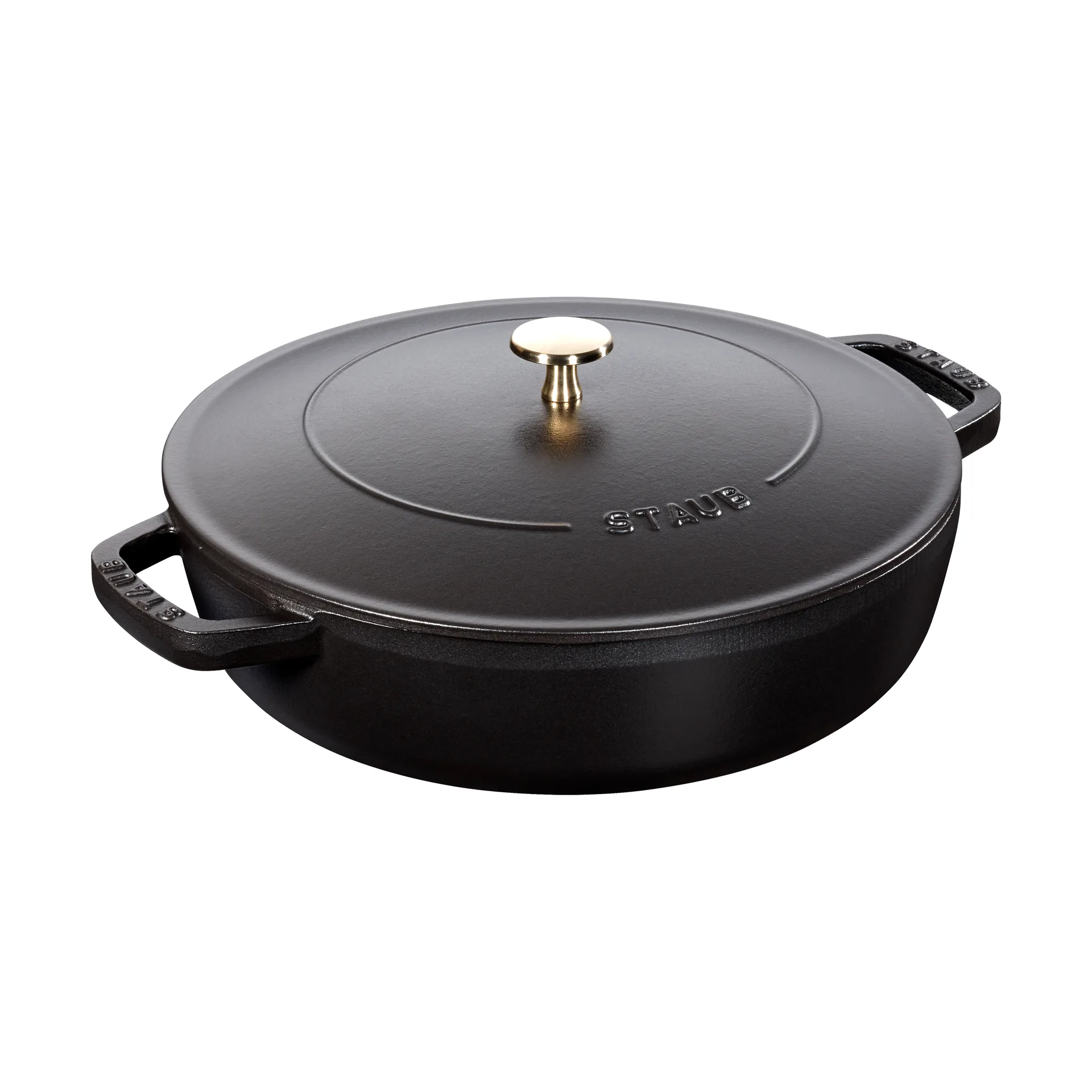 ストウブ Chistera ブレイザー・ソテーパン 鋳鉄 Ø24 cm, Black STAUB | ストウブ