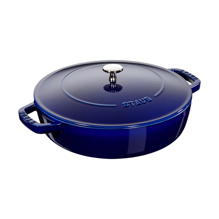 ストウブ Chistera ブレイザー・ソテーパン 鋳鉄 Ø24 cm - Dark blue - STAUB | ストウブ
