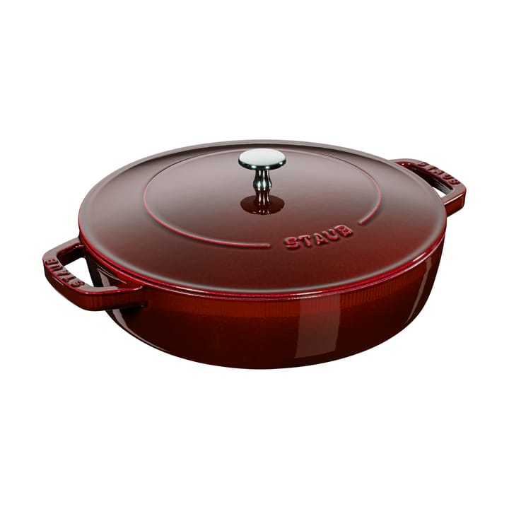 ストウブ Chistera ブレイザー・ソテーパン 鋳鉄 Ø24 cm - Grenadine red - STAUB | ストウブ