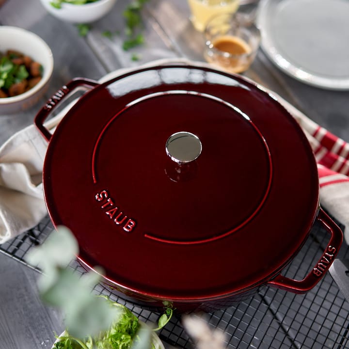 ストウブ Chistera ブレイザー・ソテーパン 鋳鉄 Ø24 cm, Grenadine red STAUB | ストウブ