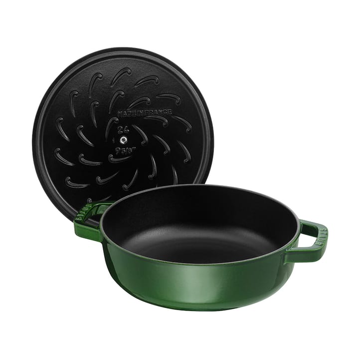 ストウブ Chistera ブレイザー・ソテーパン 鋳鉄 Ø28 cm, Basil green STAUB | ストウブ