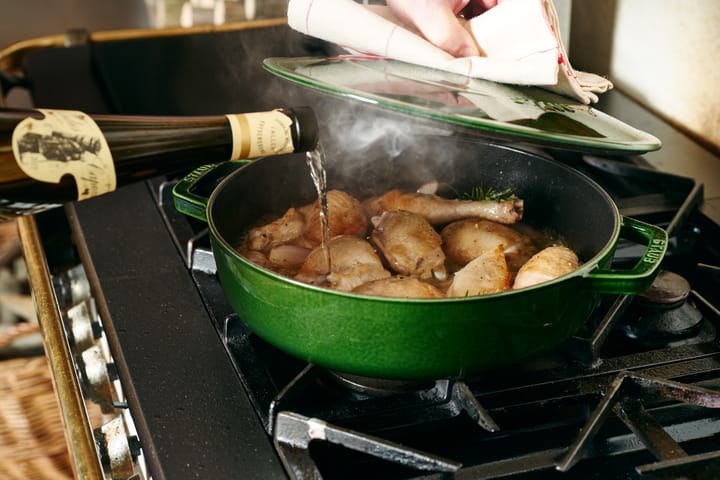 ストウブ Chistera ブレイザー・ソテーパン 鋳鉄 Ø28 cm, Basil green STAUB | ストウブ