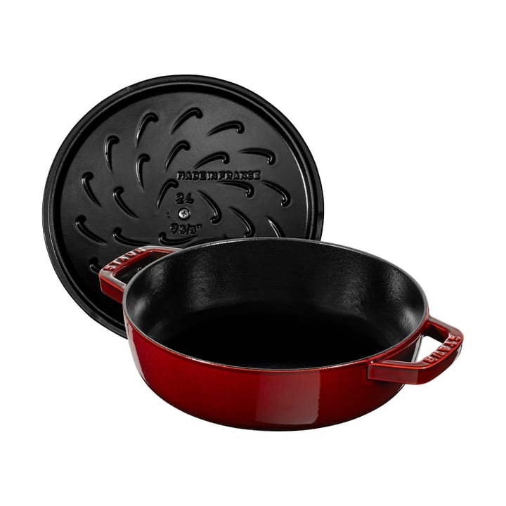 ストウブ Chistera ブレイザー・ソテーパン 鋳鉄 Ø28 cm, Grenadine red STAUB | ストウブ