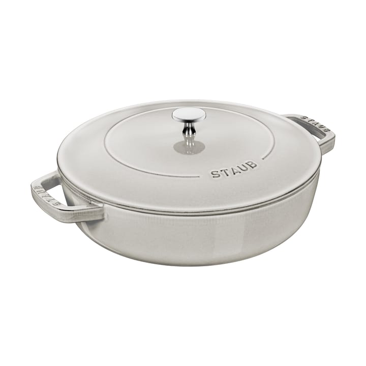 ストウブ Chistera ブレイザー・ソテーパン 鋳鉄 Ø28 cm - White truffle - STAUB | ストウブ