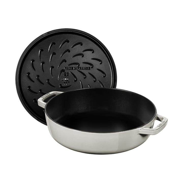 ストウブ Chistera ブレイザー・ソテーパン 鋳鉄 Ø28 cm, White truffle STAUB | ストウブ