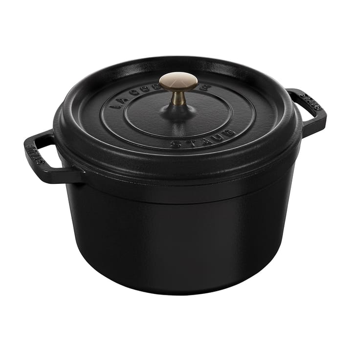 ストウブ ラウンドココット ディッシ�ュ high 4.8 L - Mattblack - STAUB | ストウブ