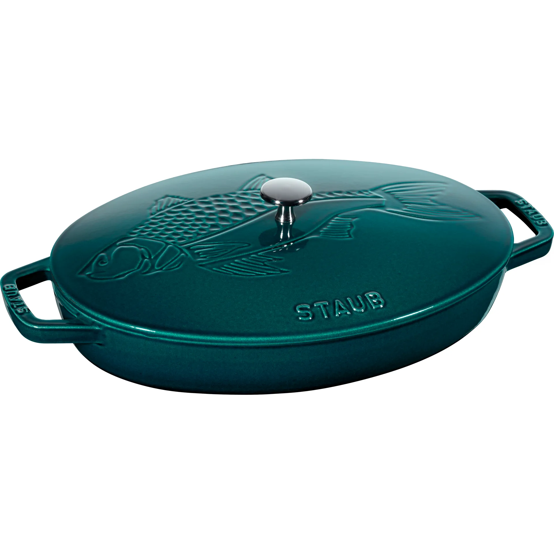 La Mer / ラ・メール オーバル キャセロール ディッシュ - エナメル3レイヤー, 32 cm STAUB | ストウブ