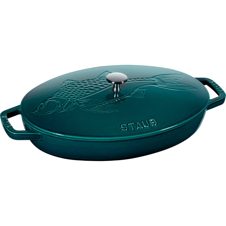 La Mer / ラ・メール オーバル キャセロール ディッシュ - エナメル3レイヤー - 32 cm - STAUB | ストウブ