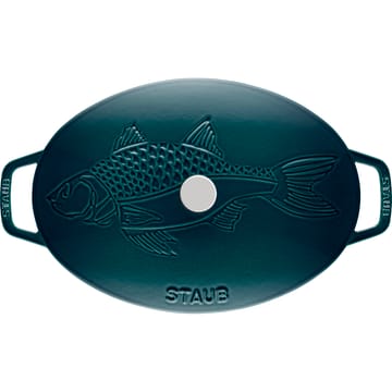 La Mer / ラ・メール オーバル キャセロール ディッシュ - エナメル3レイヤー - 32 cm - STAUB | ストウブ