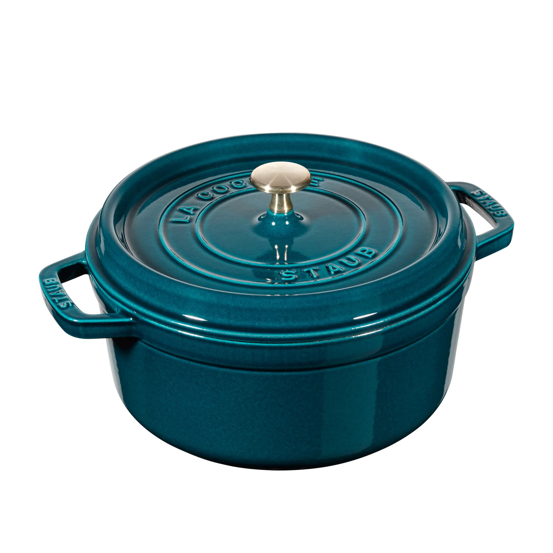 La Mer / ラ・メール ラウンドココット - エナメル3レイヤー, 3.8 l STAUB | ストウブ