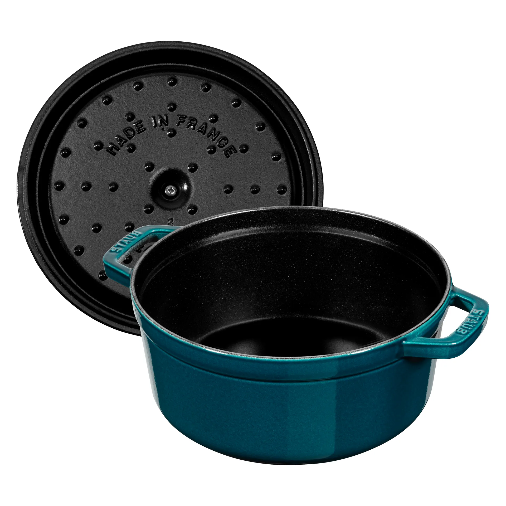 La Mer / ラ・メール ラウンドココット - エナメル3レイヤー, 3.8 l STAUB | ストウブ