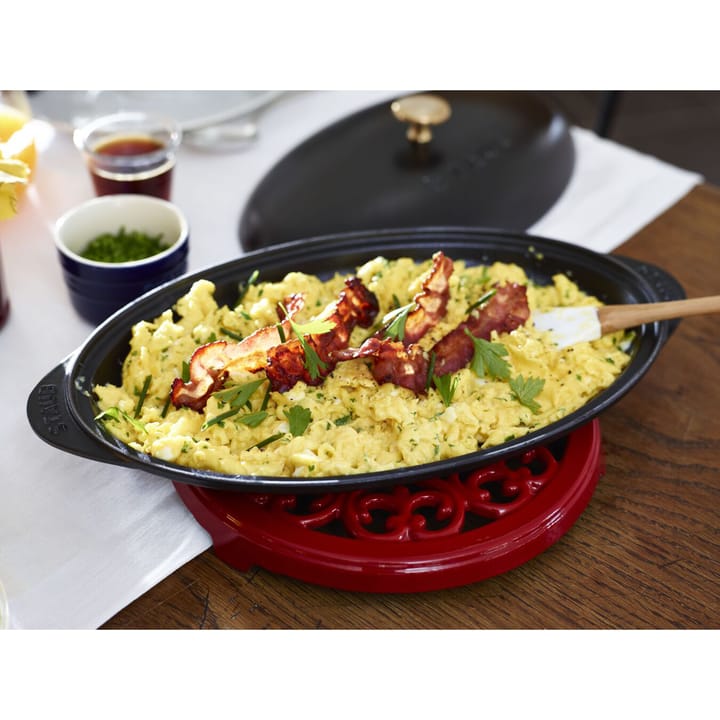 Lilly 鋼鉄コースター Ø23 cm, Cherry STAUB | ストウブ