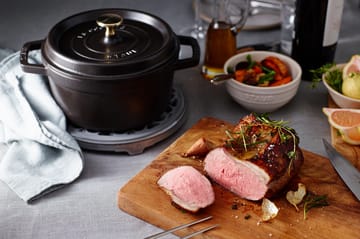 ストウブ ラウンドココット 鋳鉄 pot 2.2 L - Black - STAUB | ストウブ