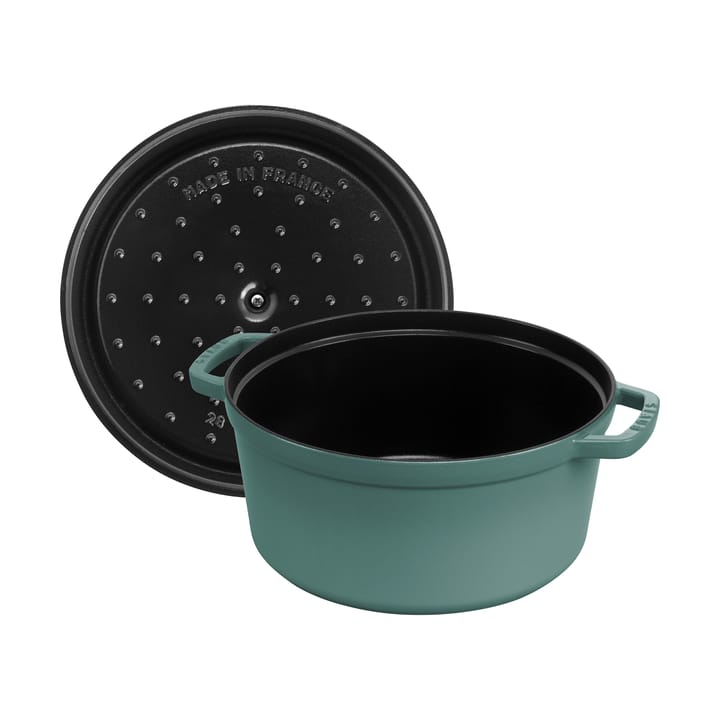 ストウブ ラウンドココット 鋳鉄 pot 6.7 L, Eucalyptus wood STAUB | ストウブ
