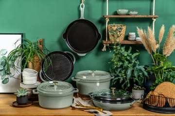 ストウブ ラウンドココット 鋳鉄 pot 6.7 L - Eucalyptus wood - STAUB | ストウブ