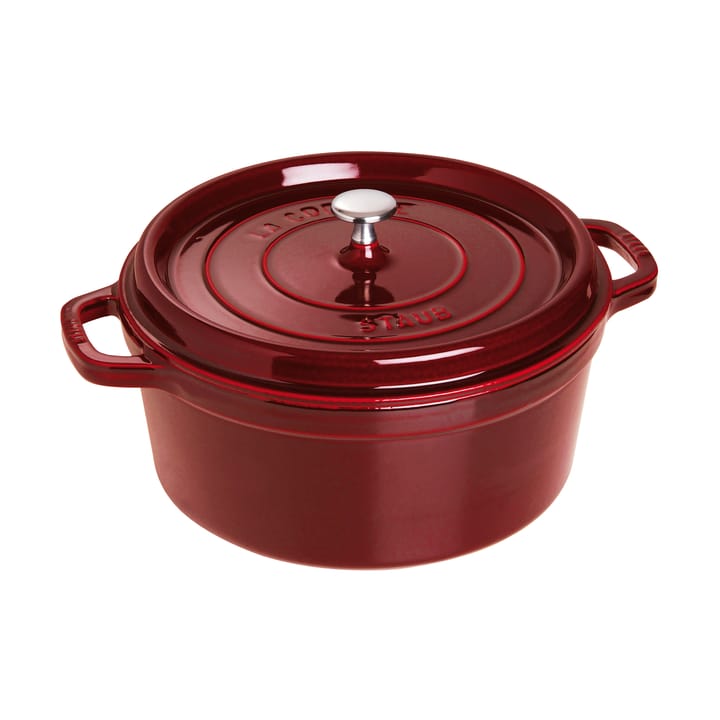 ストウブ ラウンドココット 鋳鉄 pot 6.7 L - Grenadine red - STAUB | ストウブ