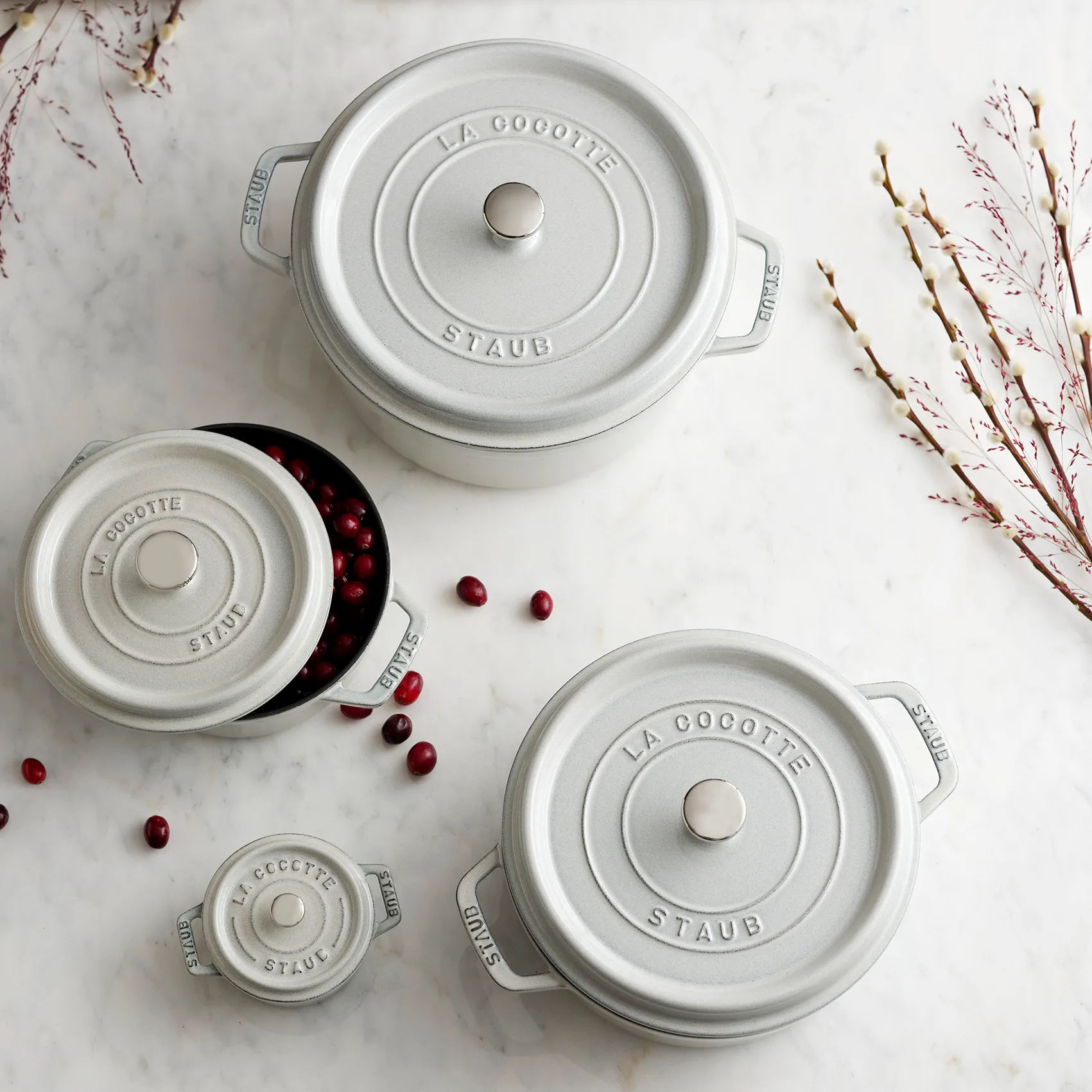 STAUB ホワイトトリュフ (カンパーニュ) ココット, 0.25 l STAUB | ストウブ