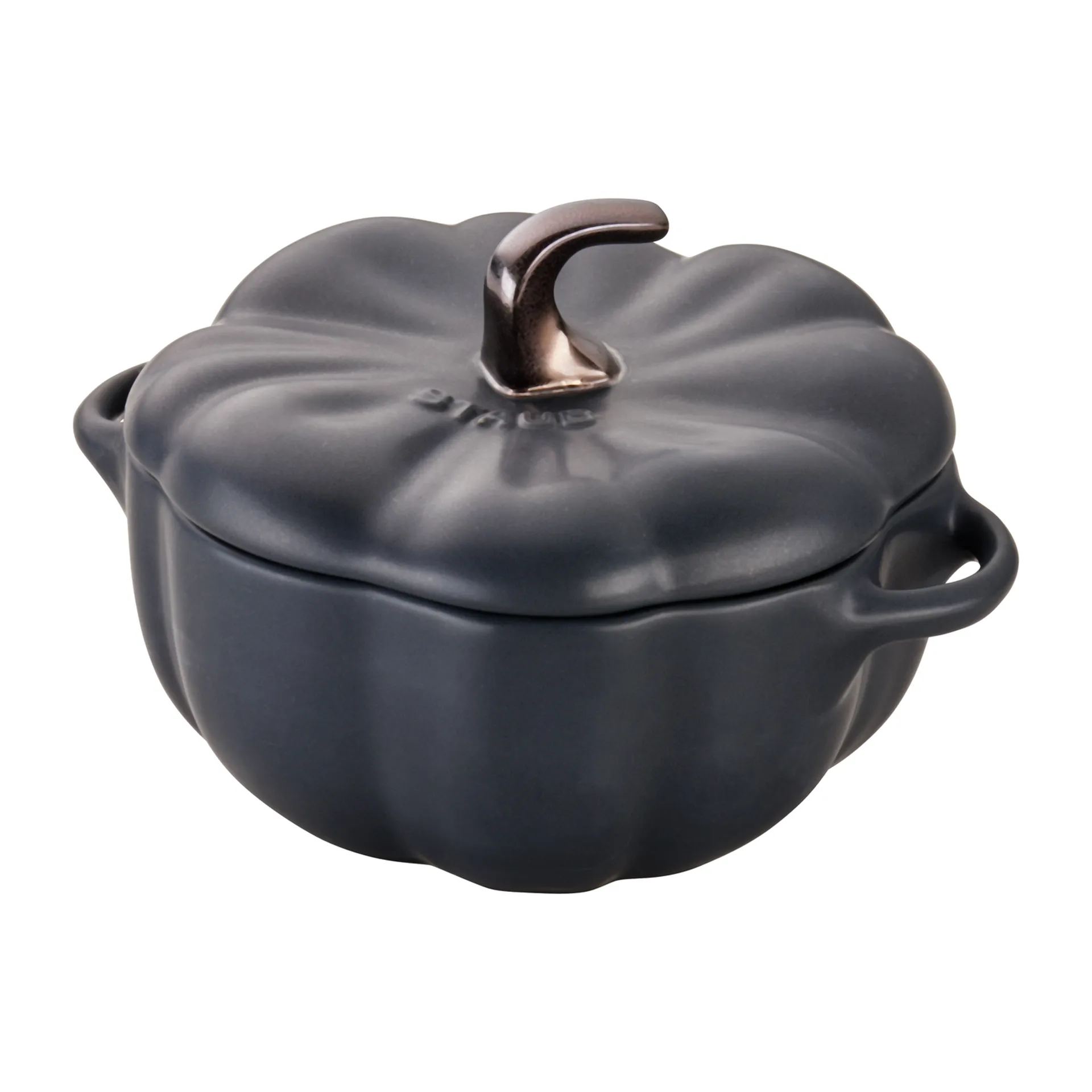 STAUB パンプキン ココット ブラック ストーンウェア, 0.47 L STAUB | ストウブ