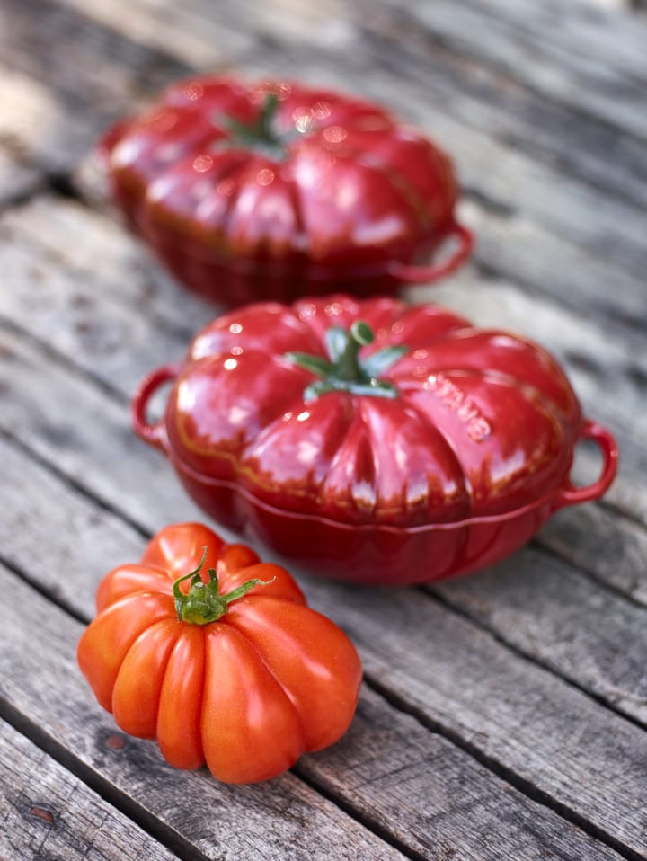 STAUB トマト ココット ディッシュ ストーンウェア 0.5 l, red STAUB | ストウブ