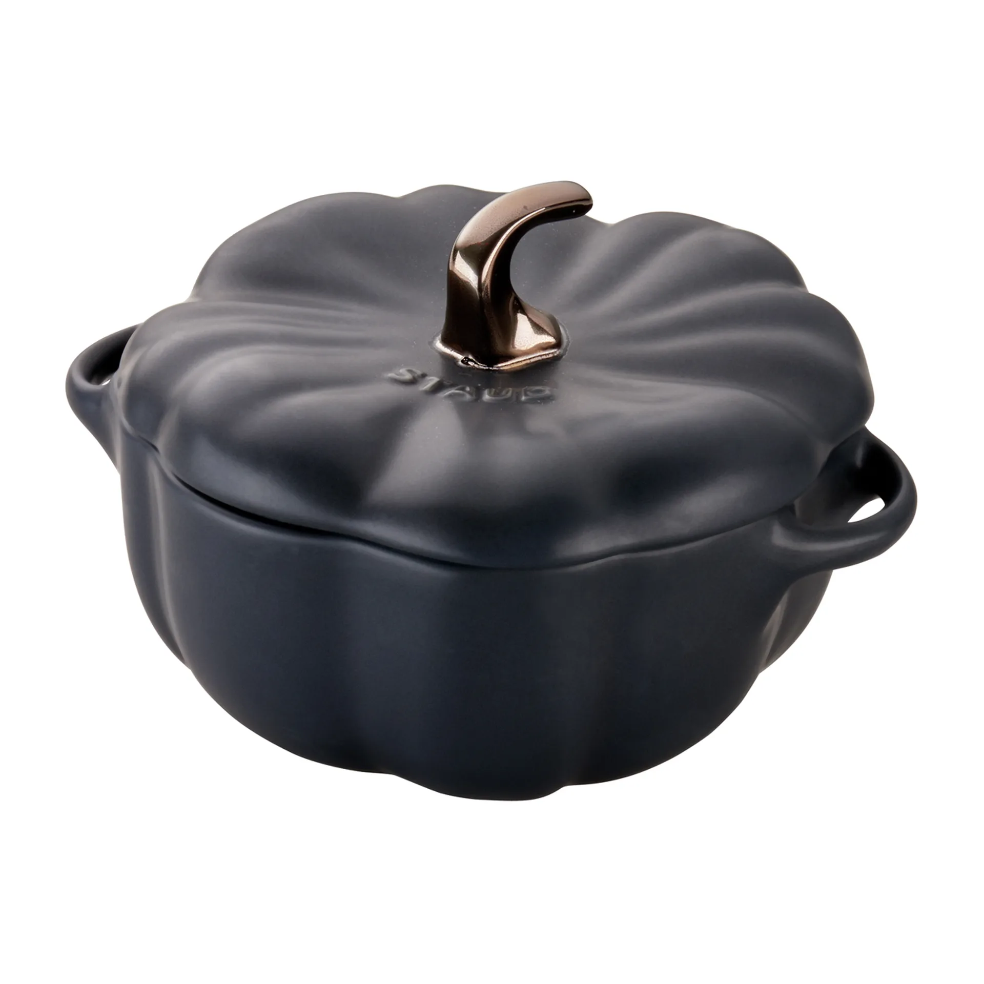 STAUB パンプキン ココット ブラック ストーンウェア, 0.7 L STAUB | ストウブ