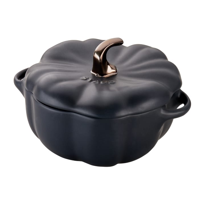 STAUB パンプキン ココット ブラック ストーンウェア - 0.7 L - STAUB | ストウブ