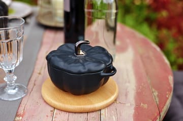 STAUB パンプキン ココット ブラック ストーンウェア - 0.7 L - STAUB | ストウブ