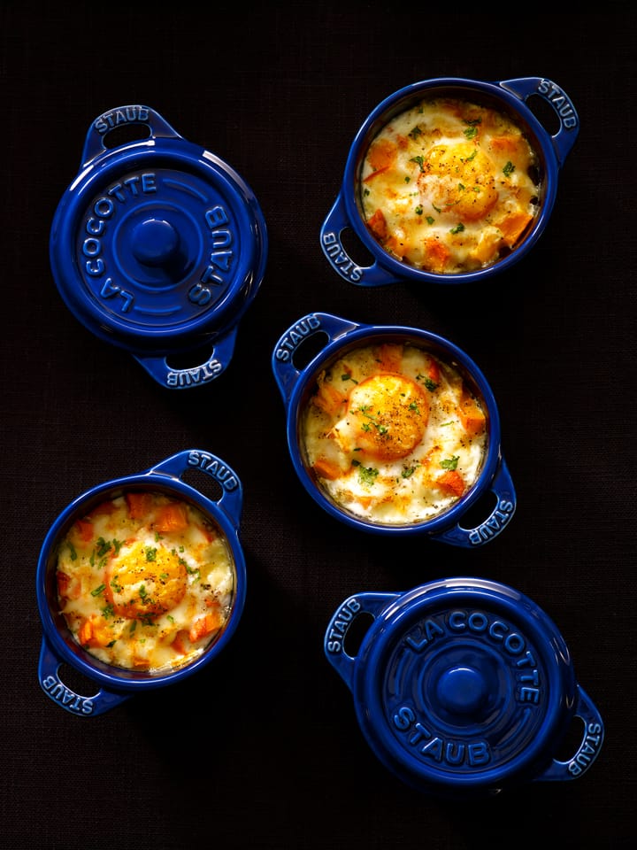 STAUB ラウンド ミニ ココット ディッシュ 10cm, blue STAUB | ストウブ