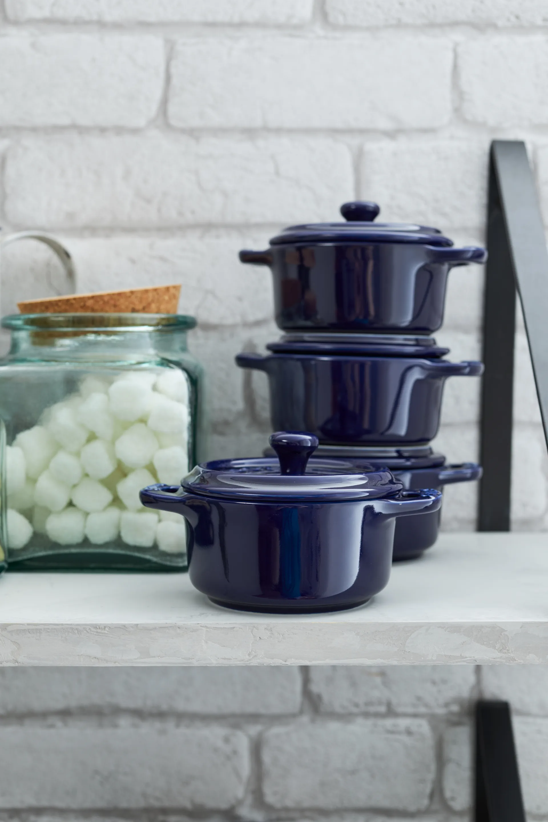STAUB ラウンド ミニ ココット ディッシュ 10cm, blue STAUB | ストウブ