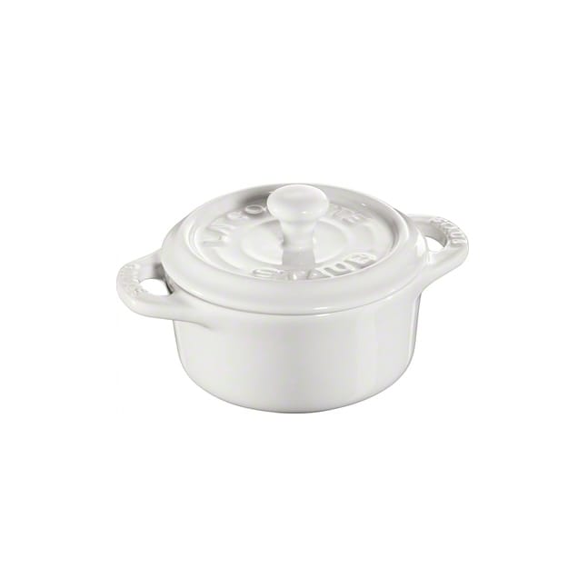 STAUB ラウンド ミニ ココット ディッシュ 10cm - white - STAUB | ストウブ