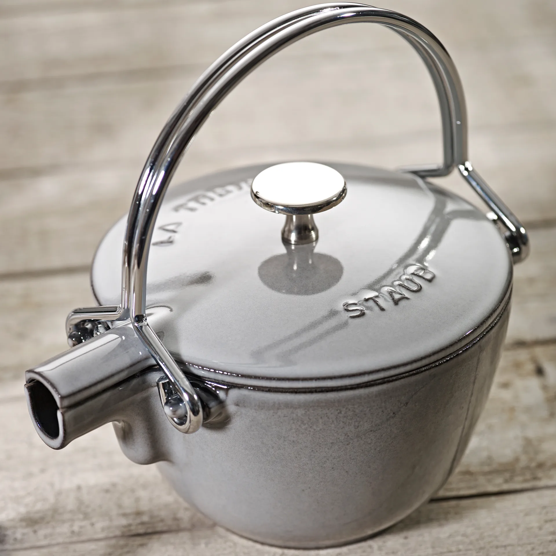 STAUB ティーポット ラウンド 1.15 L, grey STAUB | ストウブ