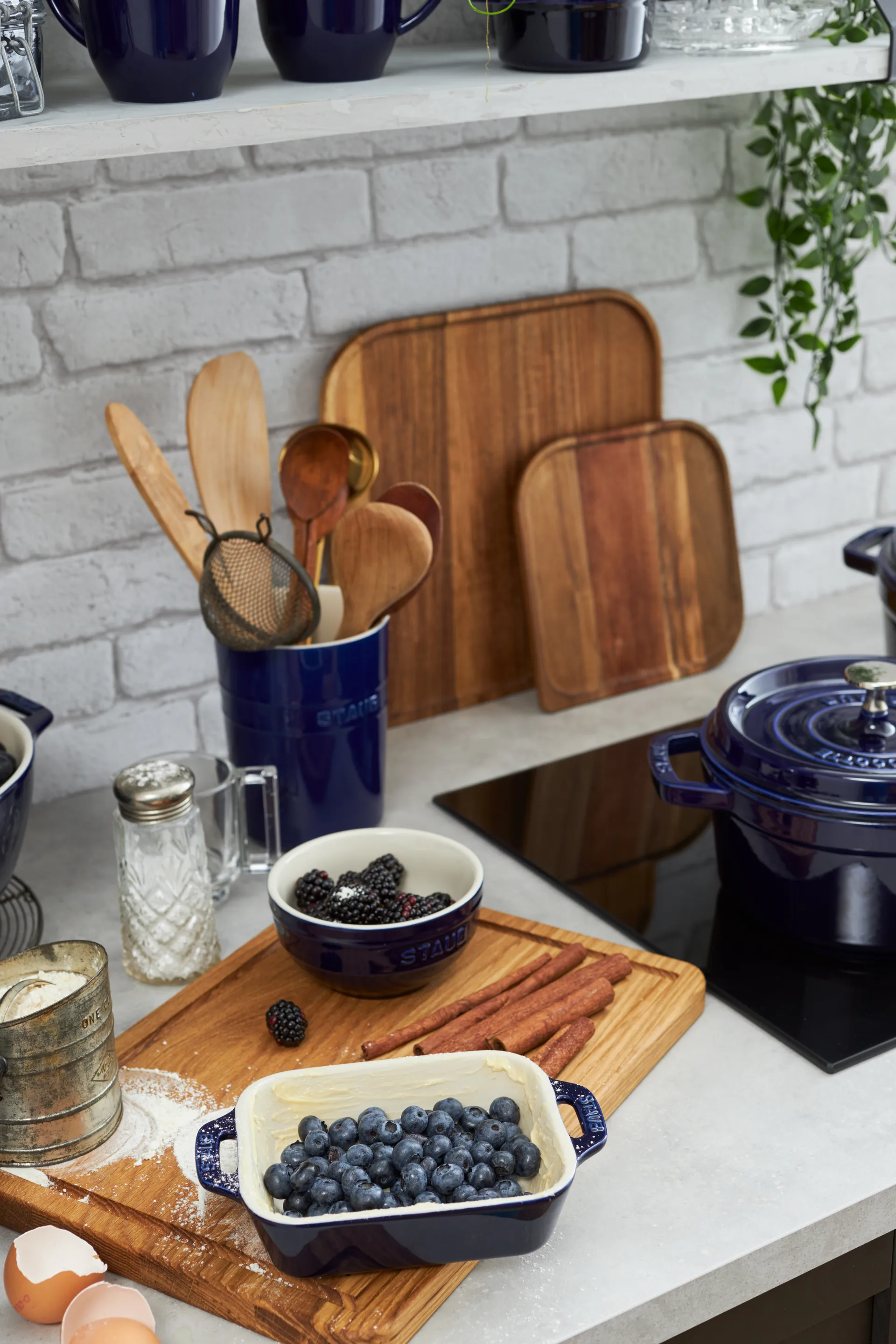 STAUB レクタンギュラー オーブンディッシュ14x11 cm, blue STAUB | ストウブ