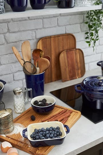 STAUB レクタンギュラー オーブンディッシュ14x11 cm - blue - STAUB | ストウブ