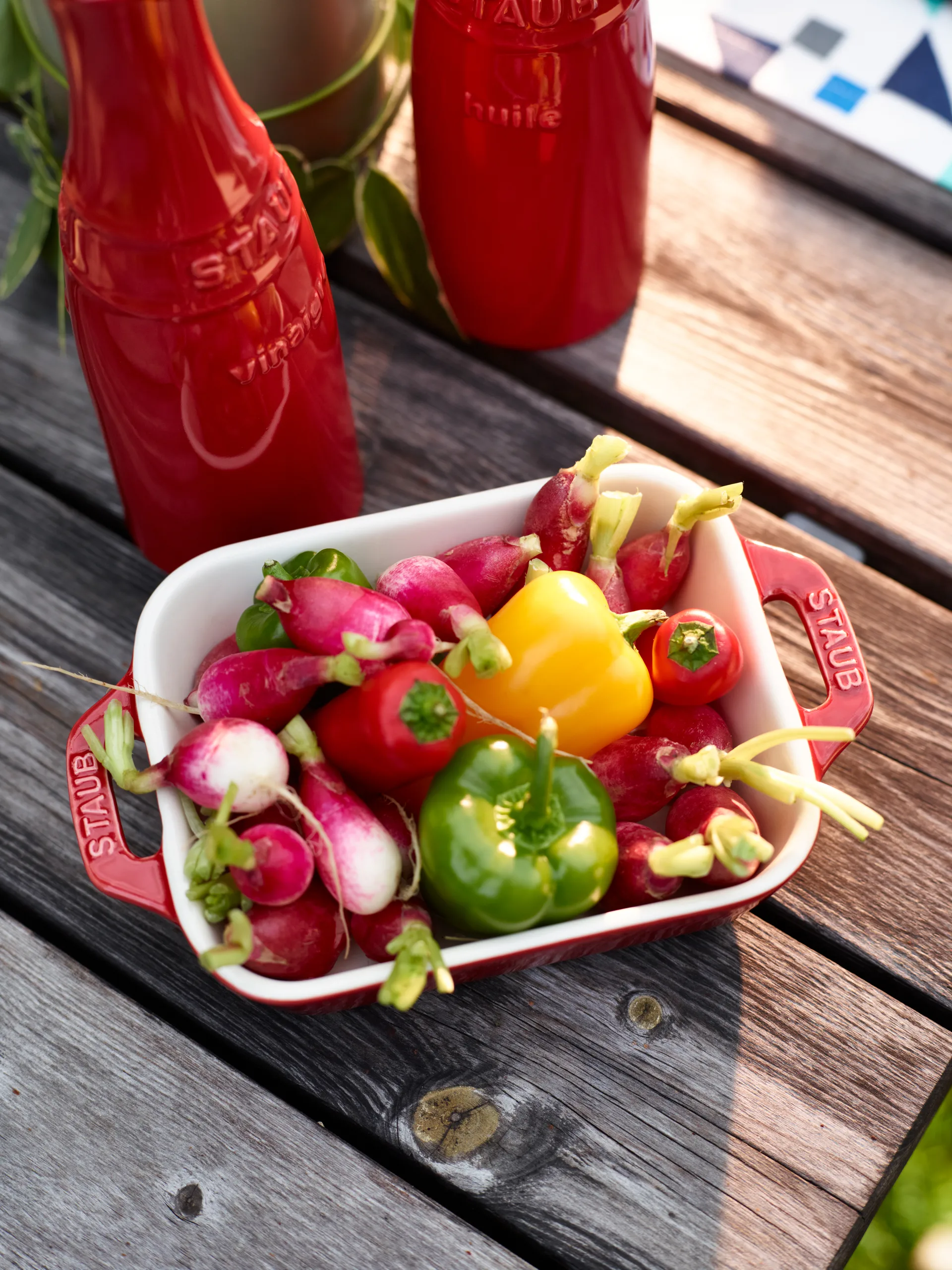 STAUB レクタンギュラー オーブンディッシュ14x11 cm, red STAUB | ストウブ