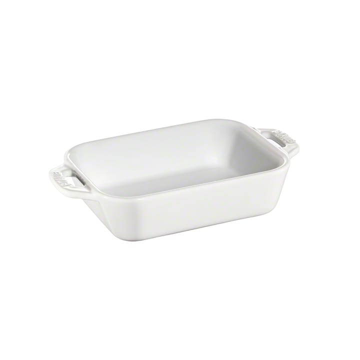 STAUB レクタンギュラー オーブンディッシュ14x11 cm - white - STAUB | ストウブ