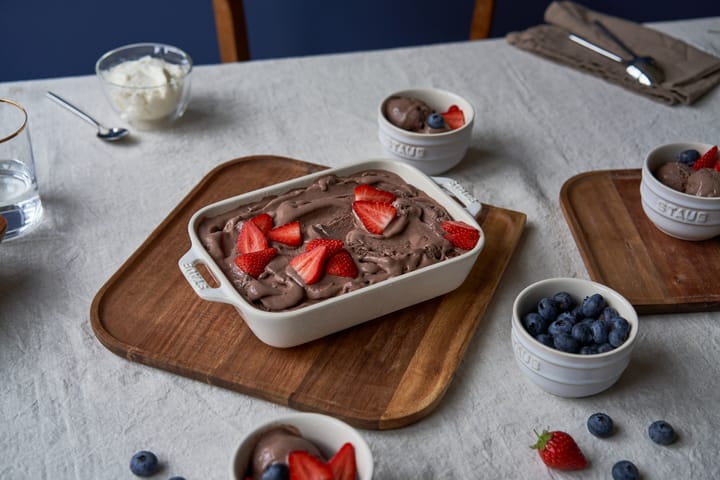 STAUB レクタンギュラー オーブンディッシュ 20 x 16 cm, white STAUB | ストウブ