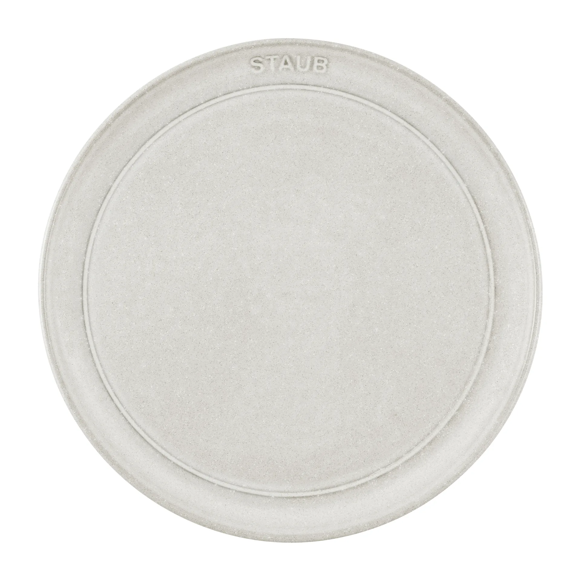 STAUB ニュー ホワイトトリュフ (カンパーニュ) プレート, Ø22 cm STAUB | ストウブ