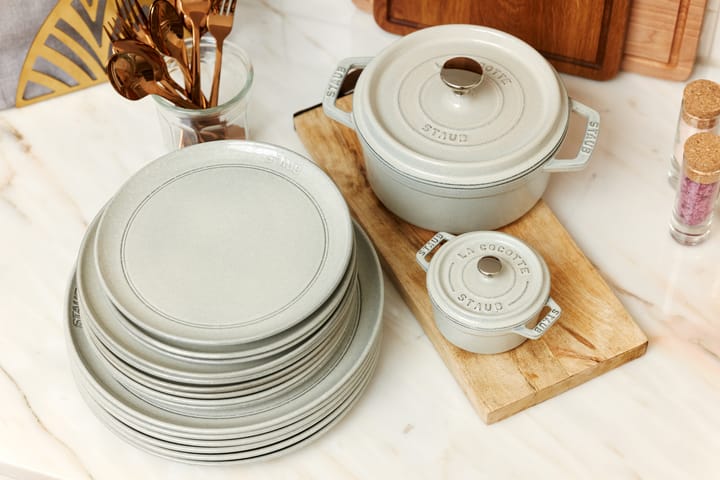 STAUB ニュー ホワイトトリュフ (カンパーニュ) プレート, Ø22 cm STAUB | ストウブ