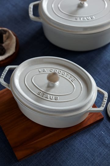 STAUB ホワイトトリュフ (カンパーニュ) ココット オーバル - 2.35 l - STAUB | ストウブ